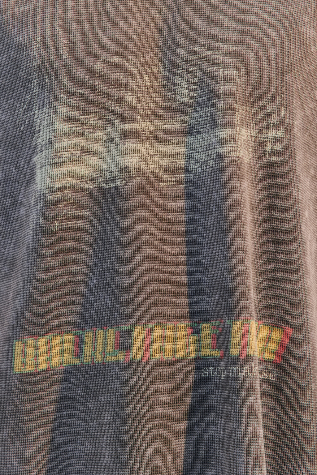 Майка рваная с обрезанными краями - цвет серый - 7