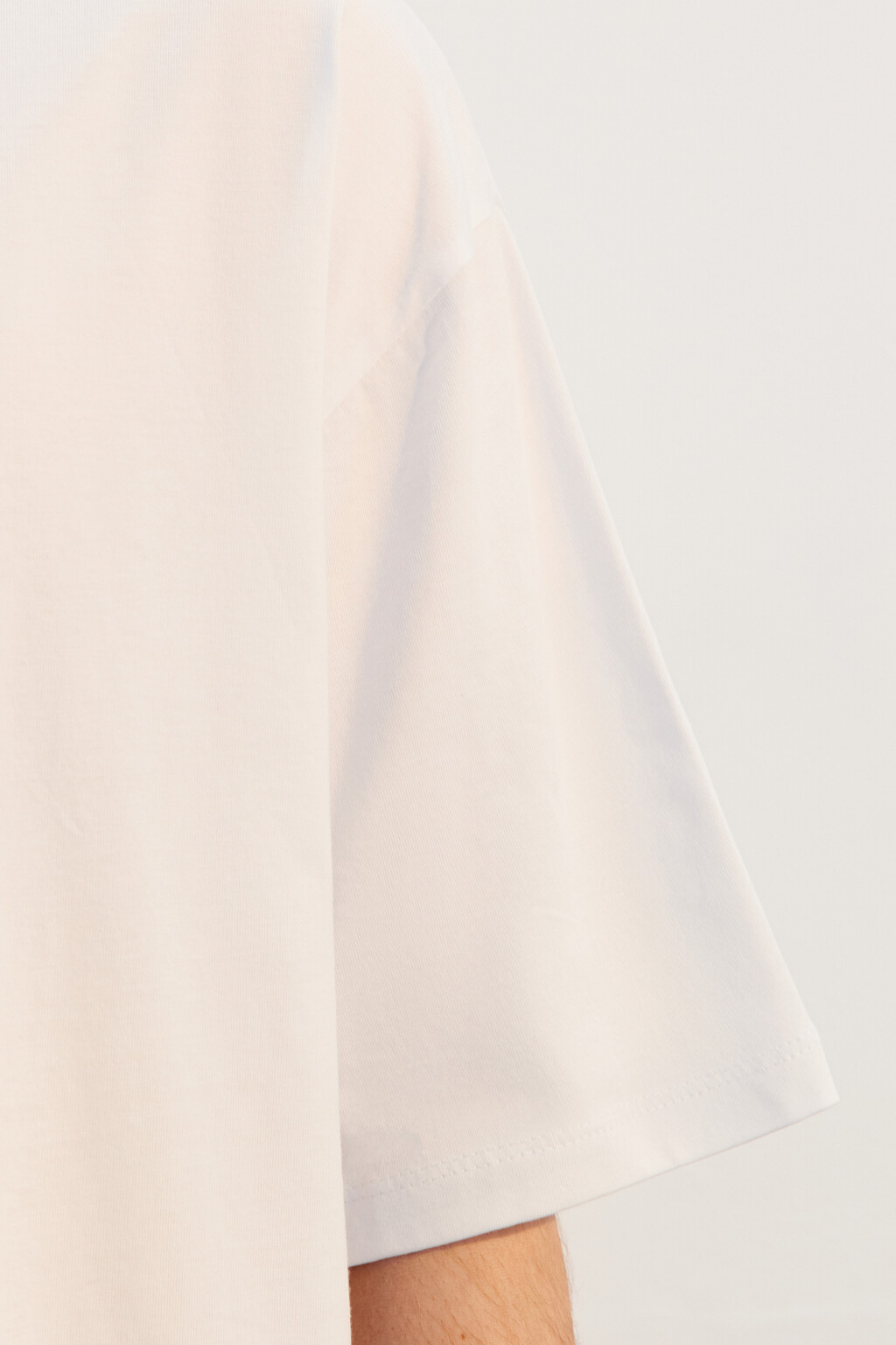 Футболка хлопковая с принтом - цвет белый - 6