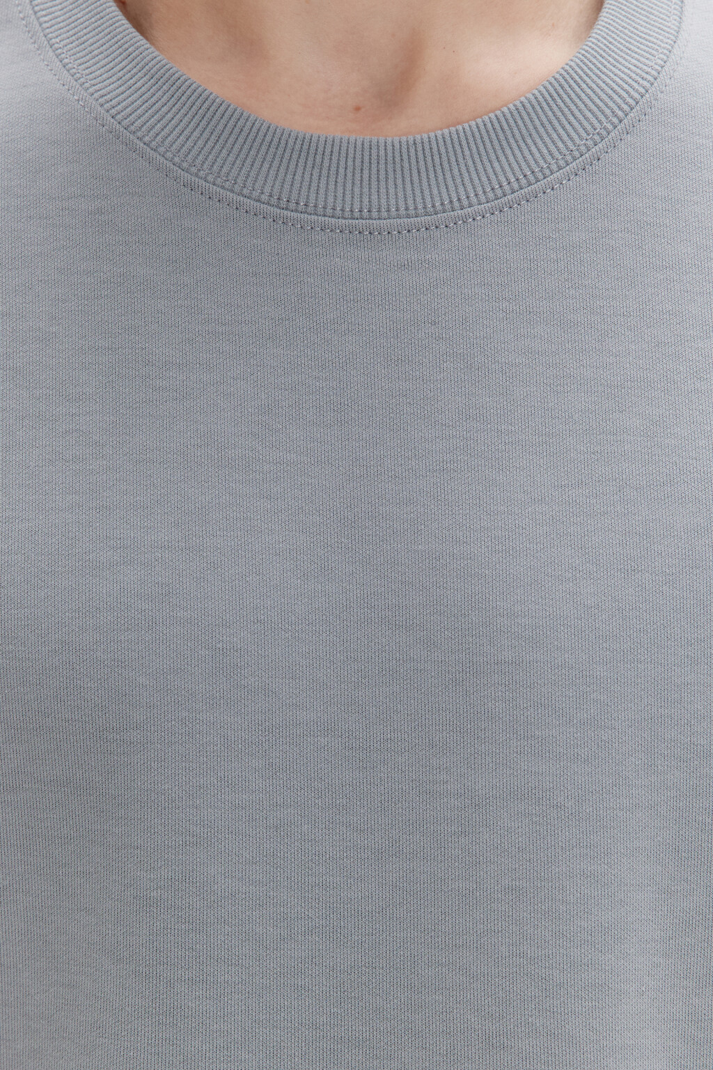 Футболка oversize из плотного трикотажа - цвет серый - 5