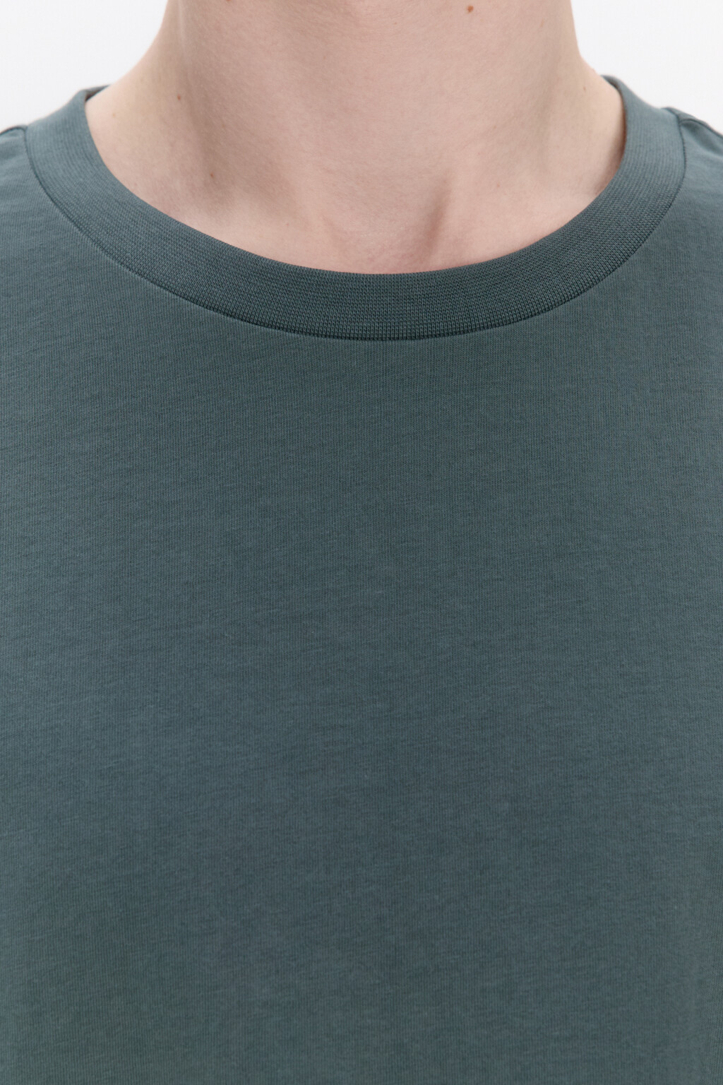 Футболка oversize из плотного хлопка - цвет зеленый - 5