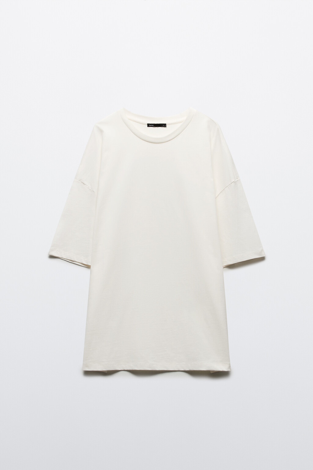 Футболка oversize из плотного хлопка - цвет белый - 8