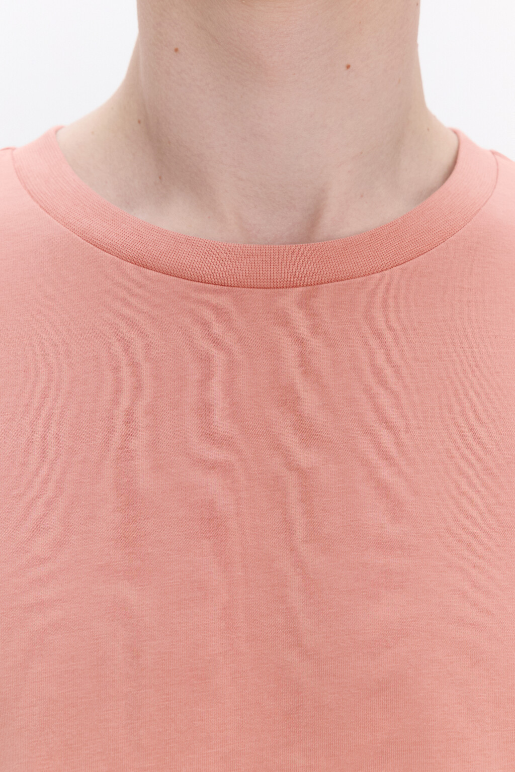 Футболка oversize из плотного хлопка - цвет оранжевый - 6