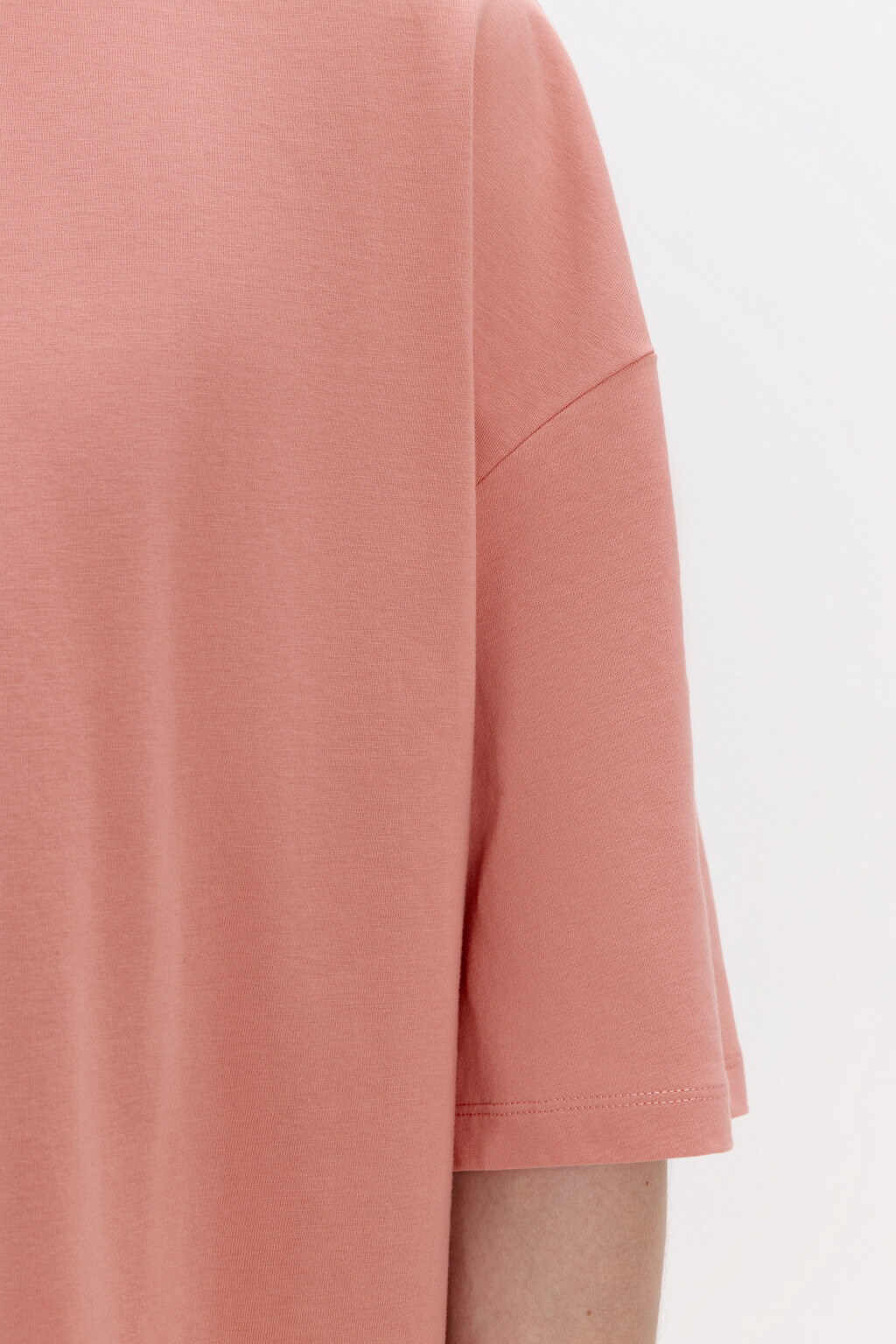 Футболка oversize из плотного хлопка - цвет оранжевый - 7