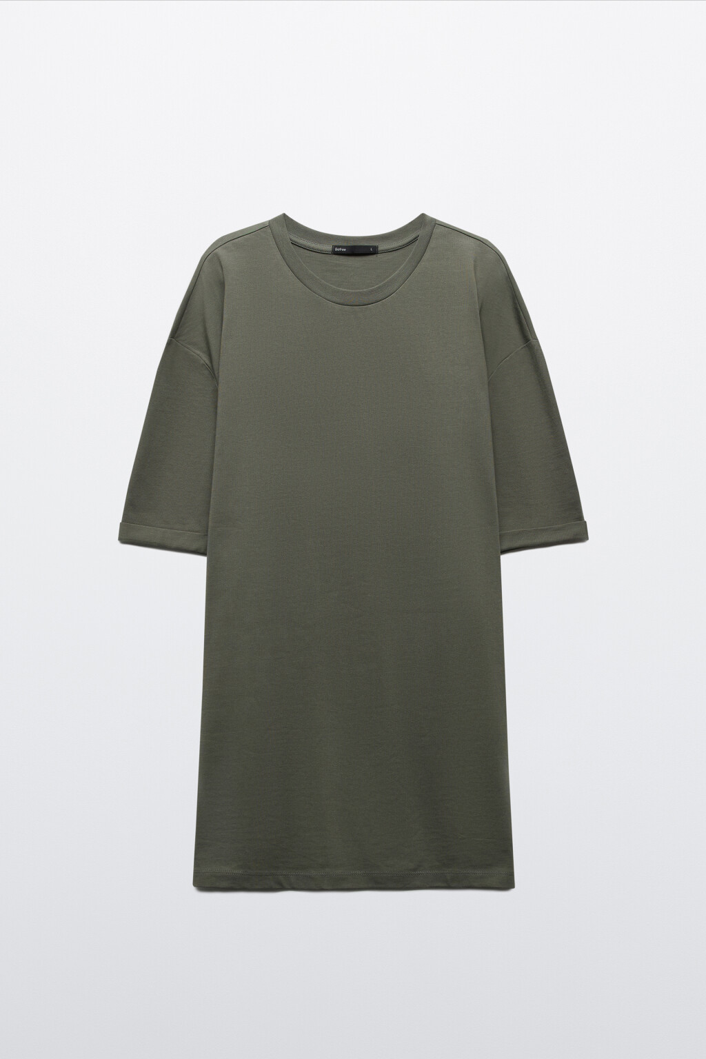 Футболка базовая из плотного хлопка - цвет зеленый - 8