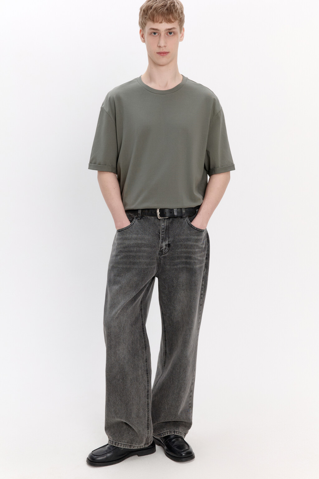 Футболка базовая из плотного хлопка - цвет зеленый - 2