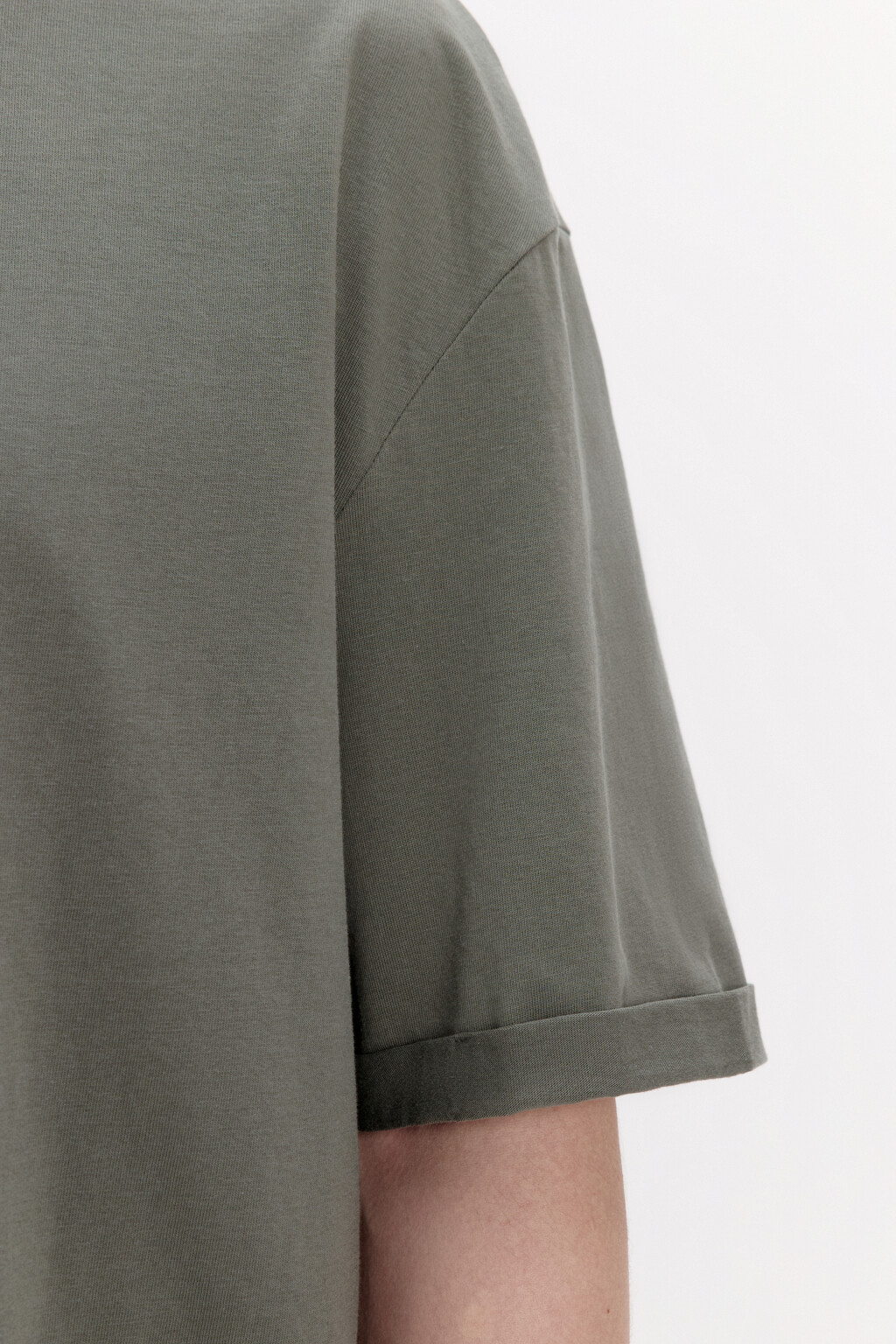 Футболка базовая из плотного хлопка - цвет зеленый - 7