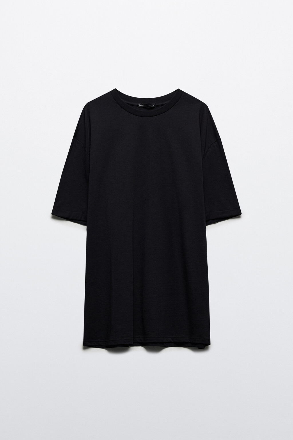 Футболка базовая из плотного хлопка - цвет черный - 8