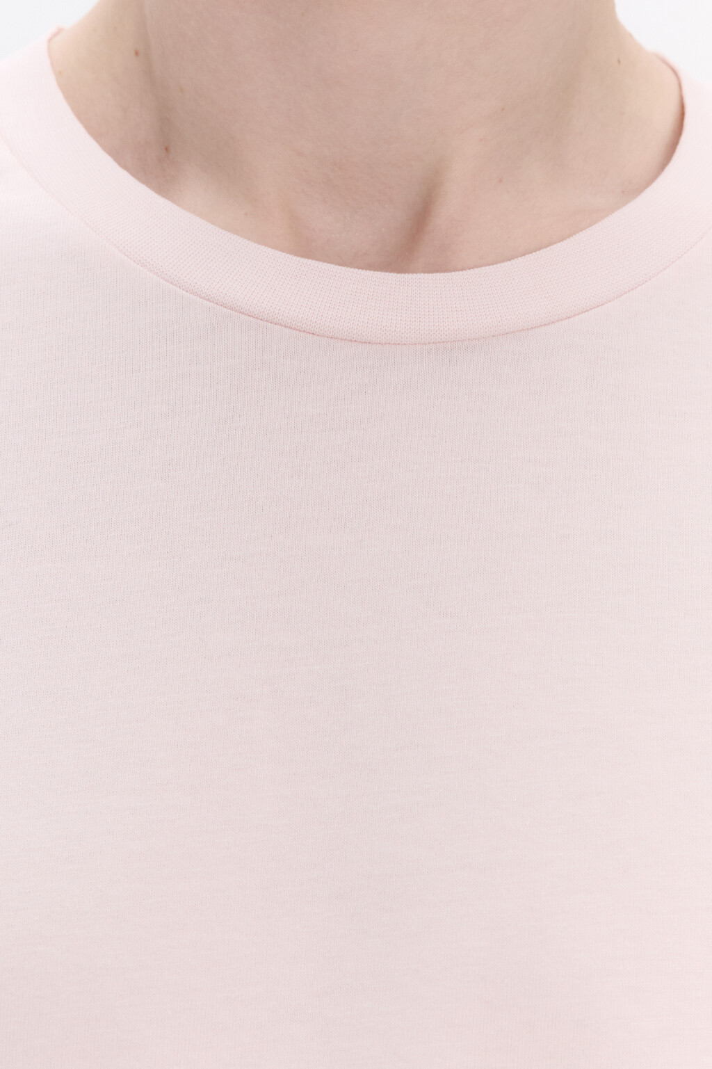 Футболка базовая из плотного хлопка - цвет розовый - 7