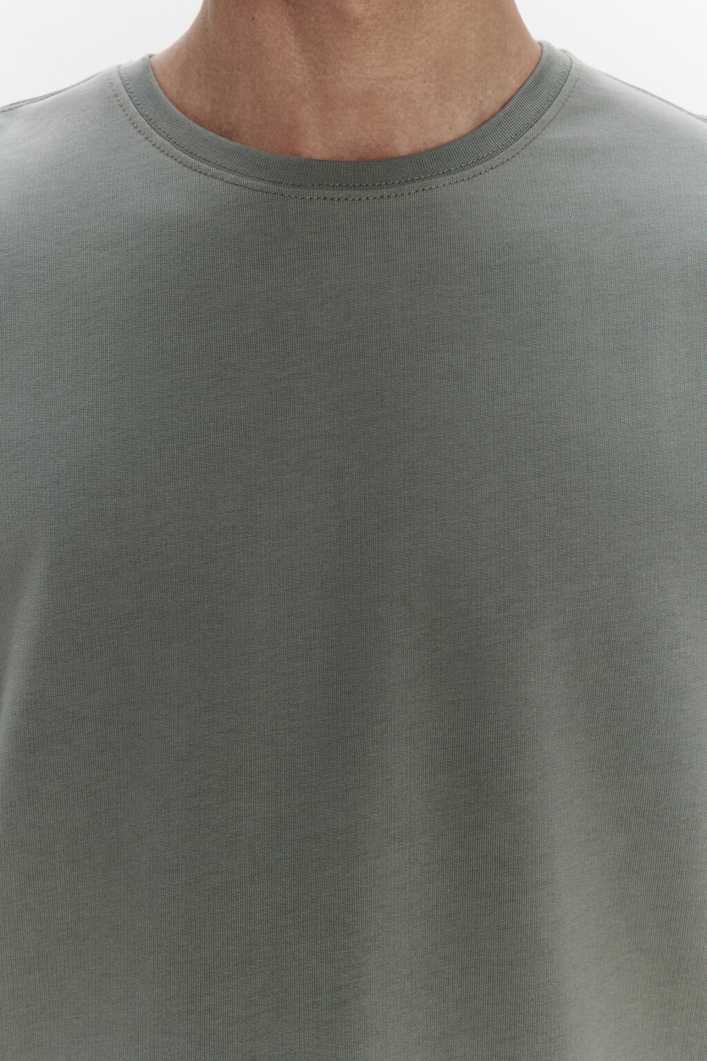 Футболка с имитацией второго слоя - цвет зеленый - 6