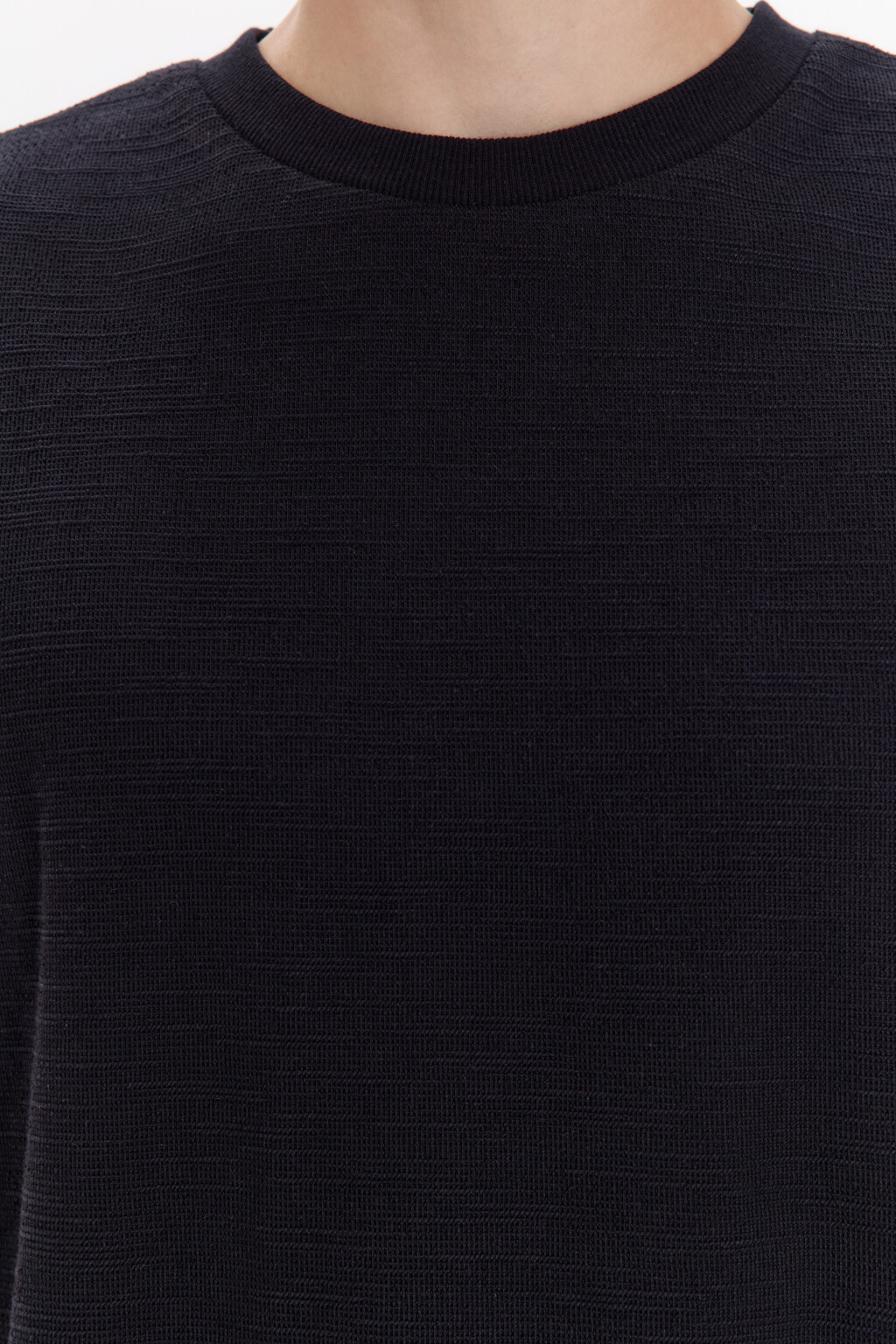 Майка свободная с обрезанными краями - цвет черный - 5