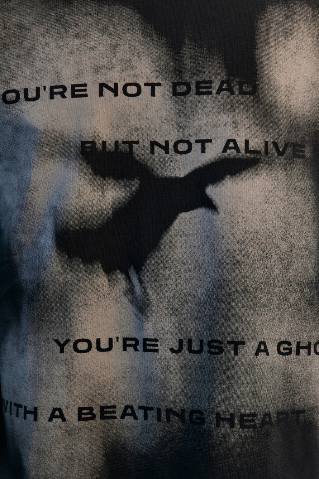 Лонгслив хлопковый с принтом - цвет черный - 6