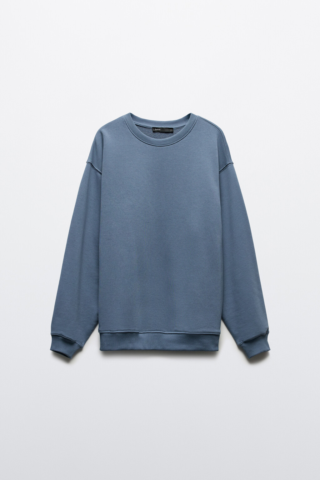 Свитшот базовый из футера - цвет серый - 7