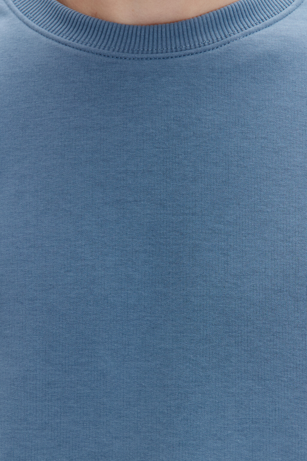 Свитшот базовый из футера - цвет серый - 5