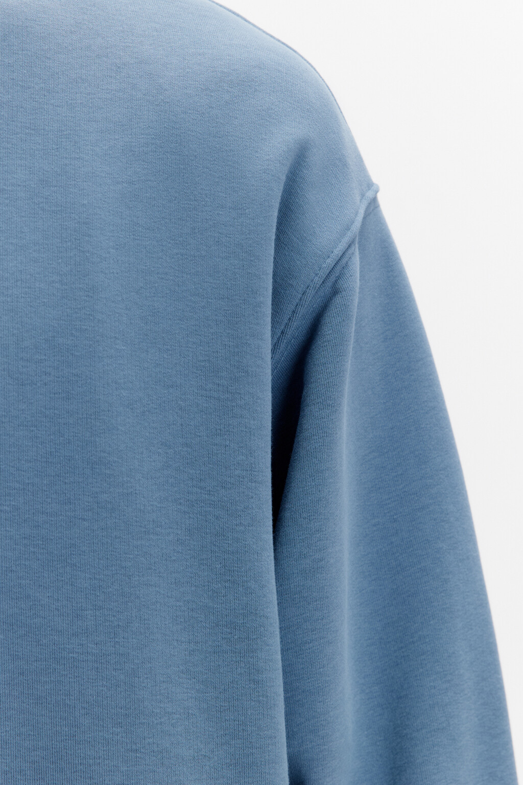 Свитшот базовый из футера - цвет серый - 6