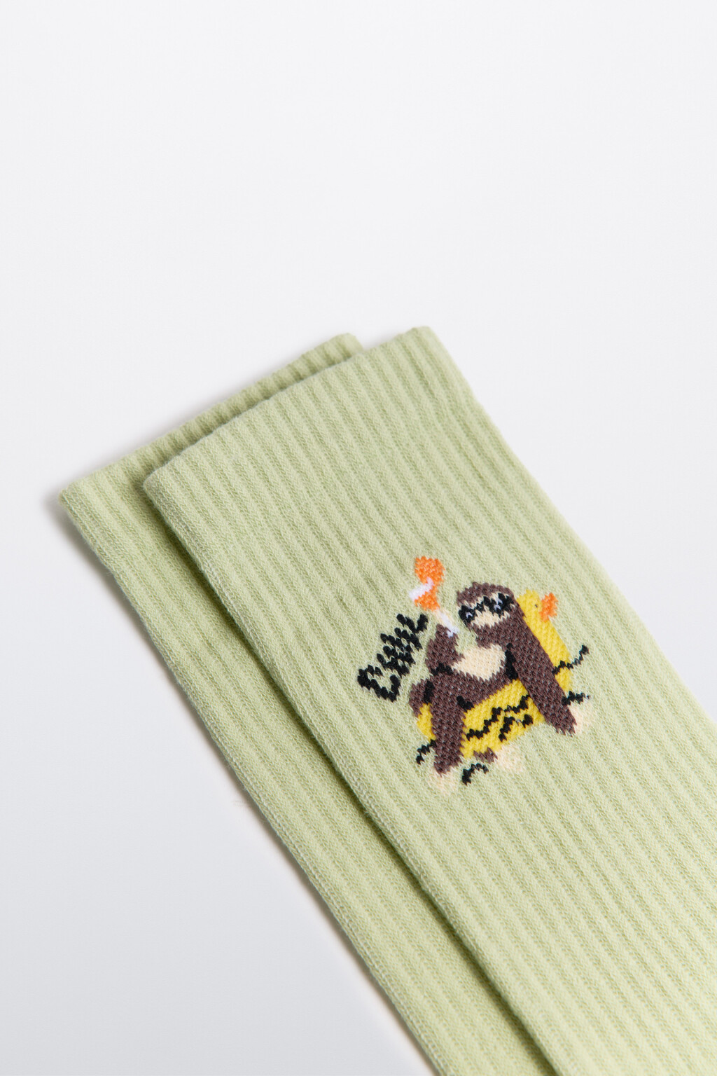 носки мужские - цвет зеленый - 2