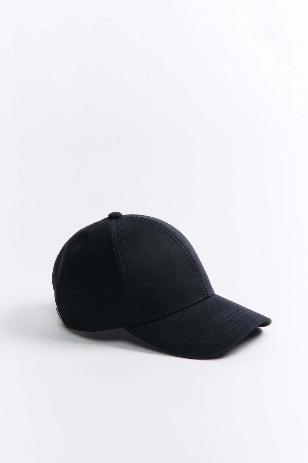 Бейсболка хлопковая базовая - цвет черный - 2