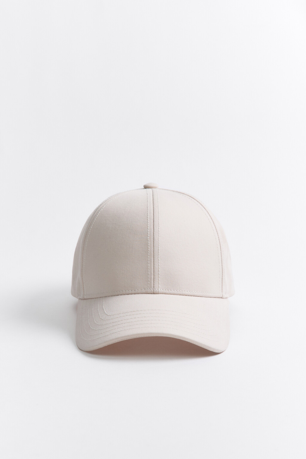 Бейсболка хлопковая базовая - цвет молочный - 1