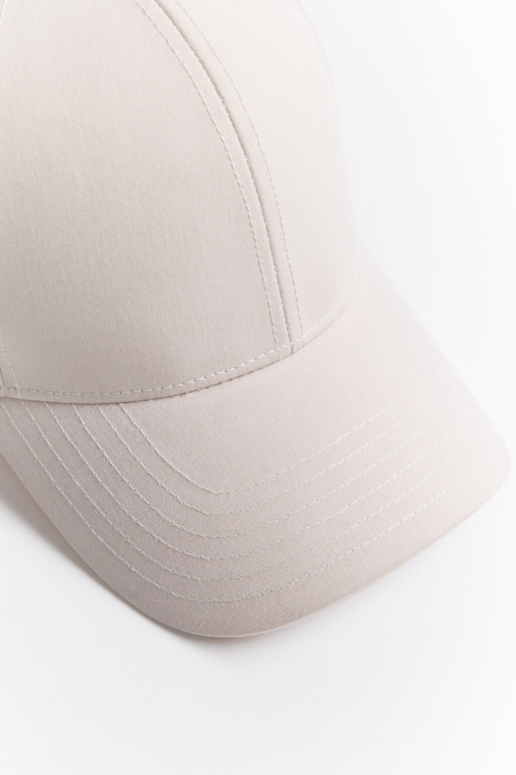 Бейсболка хлопковая базовая - цвет молочный - 3