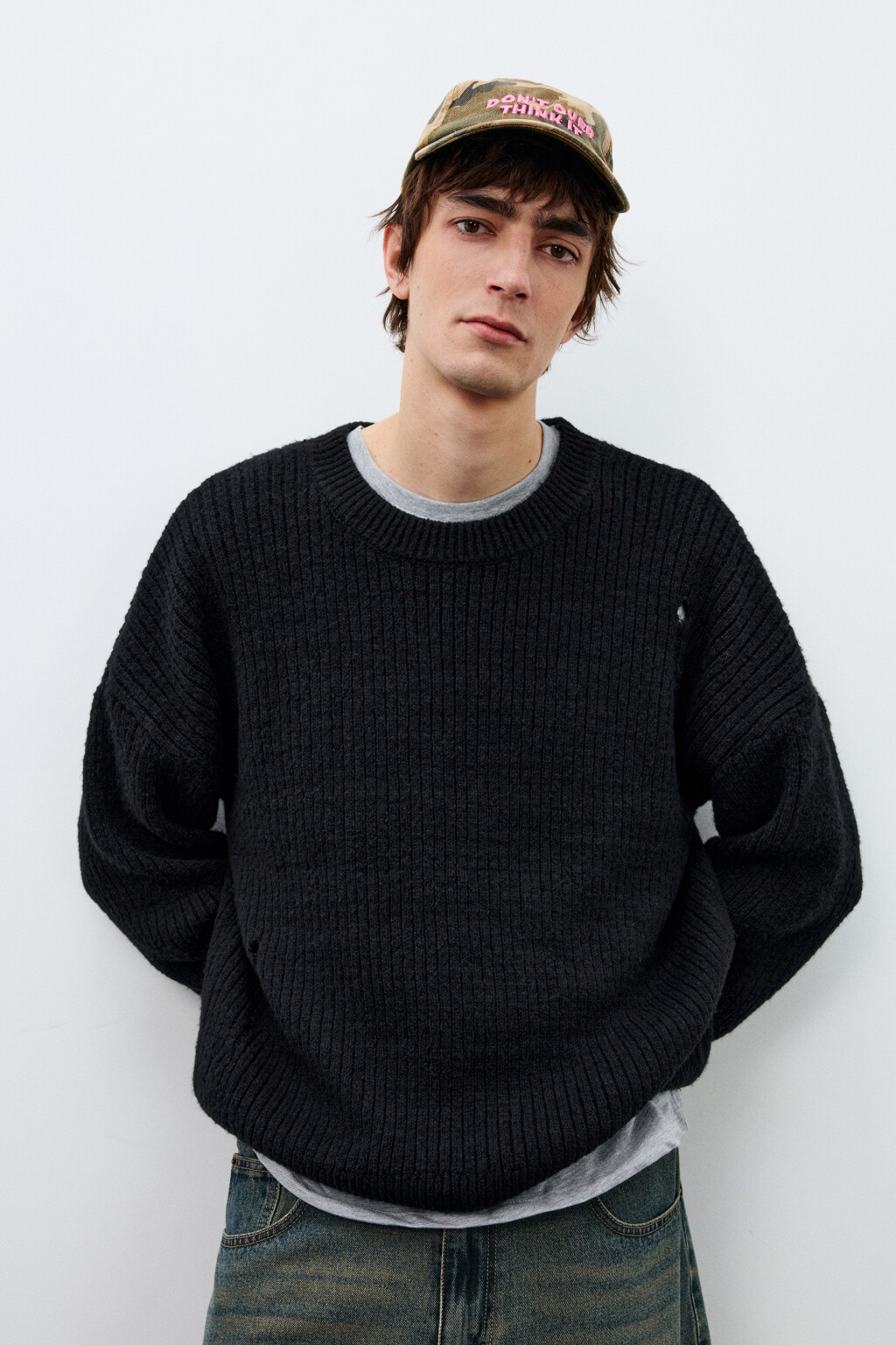 Бейсболка с принтом и вышивкой - цвет зеленый - 6