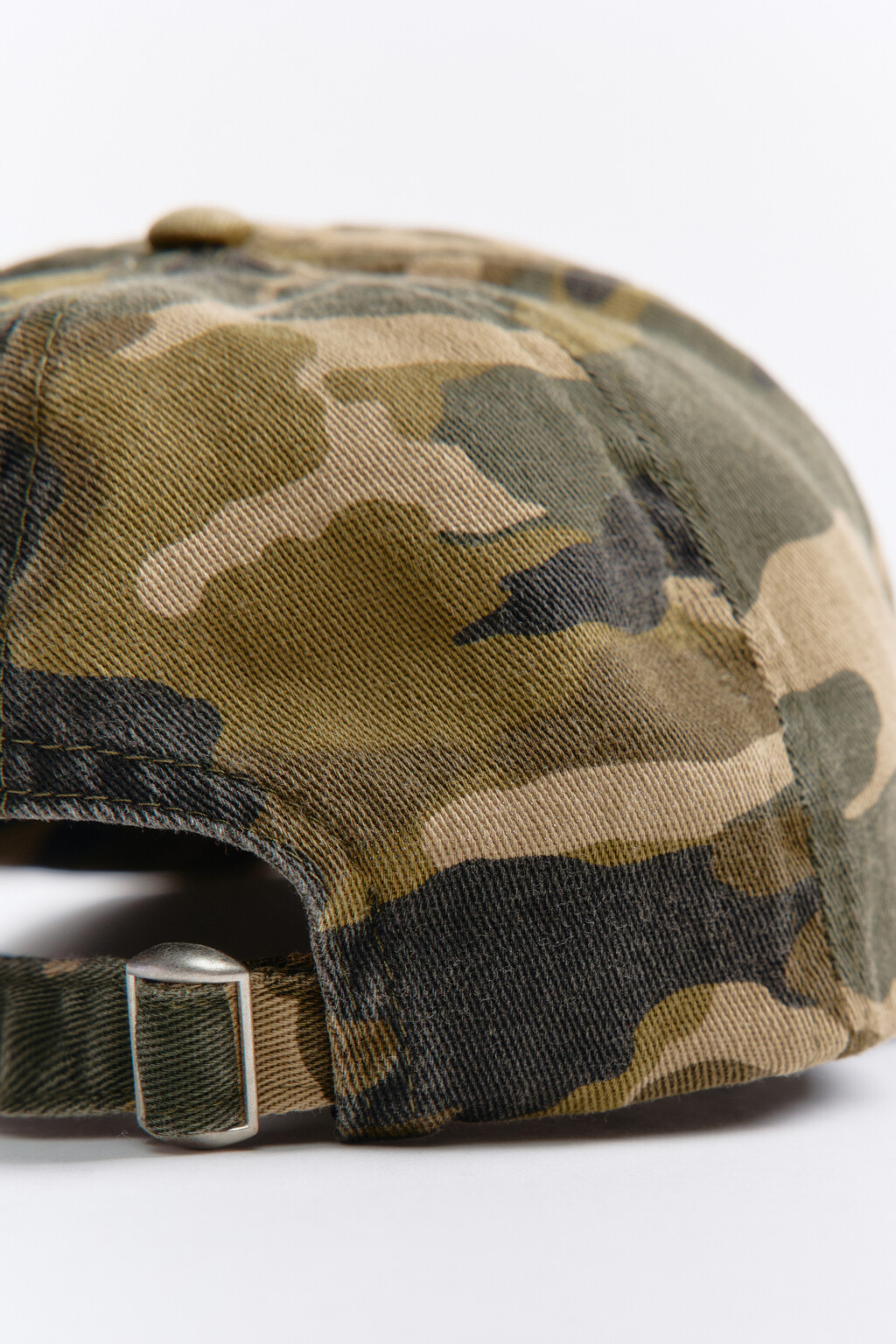 Бейсболка с принтом и вышивкой - цвет зеленый - 4