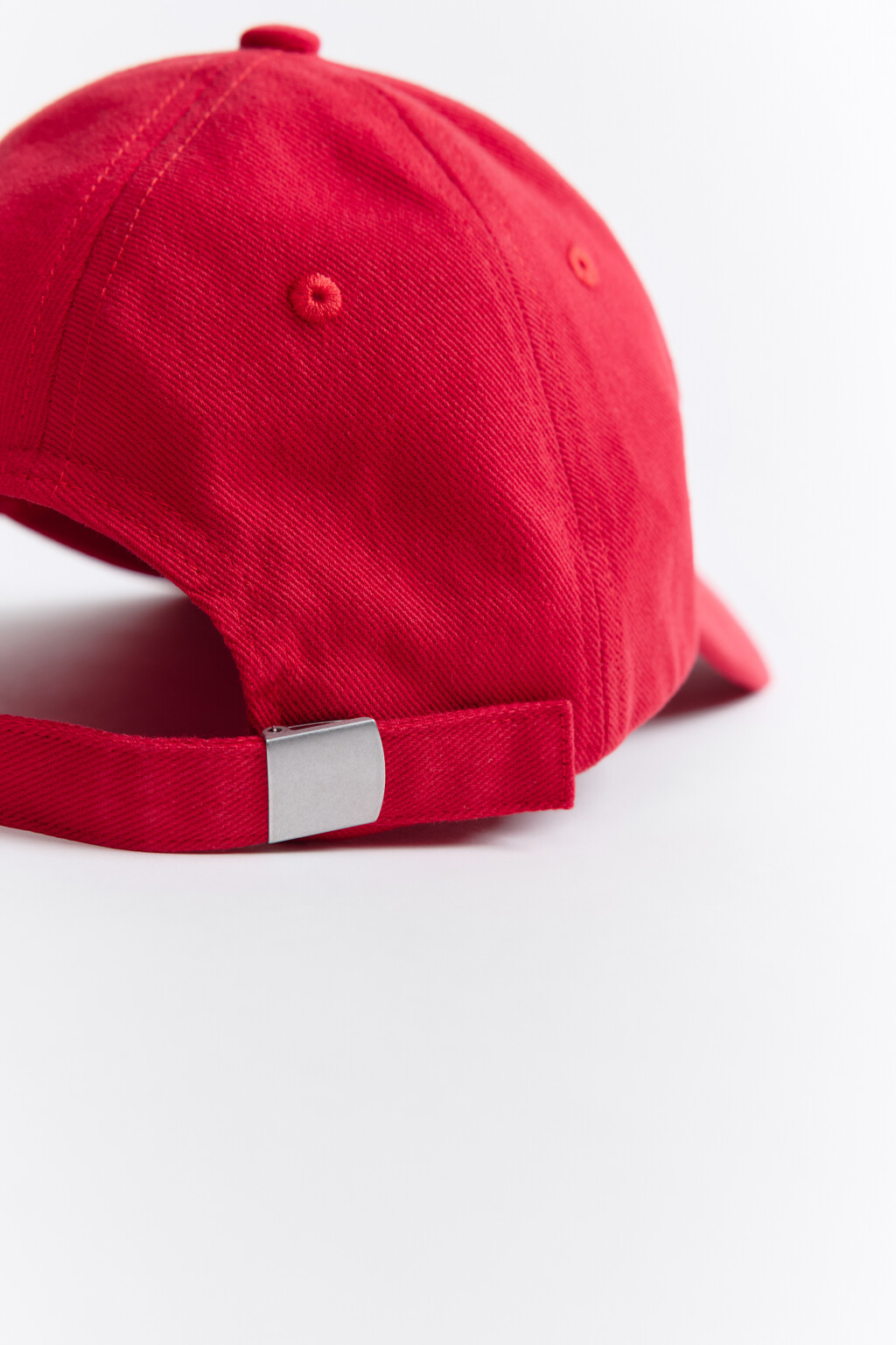 Бейсболка хлопковая с вышивкой - цвет красный - 4