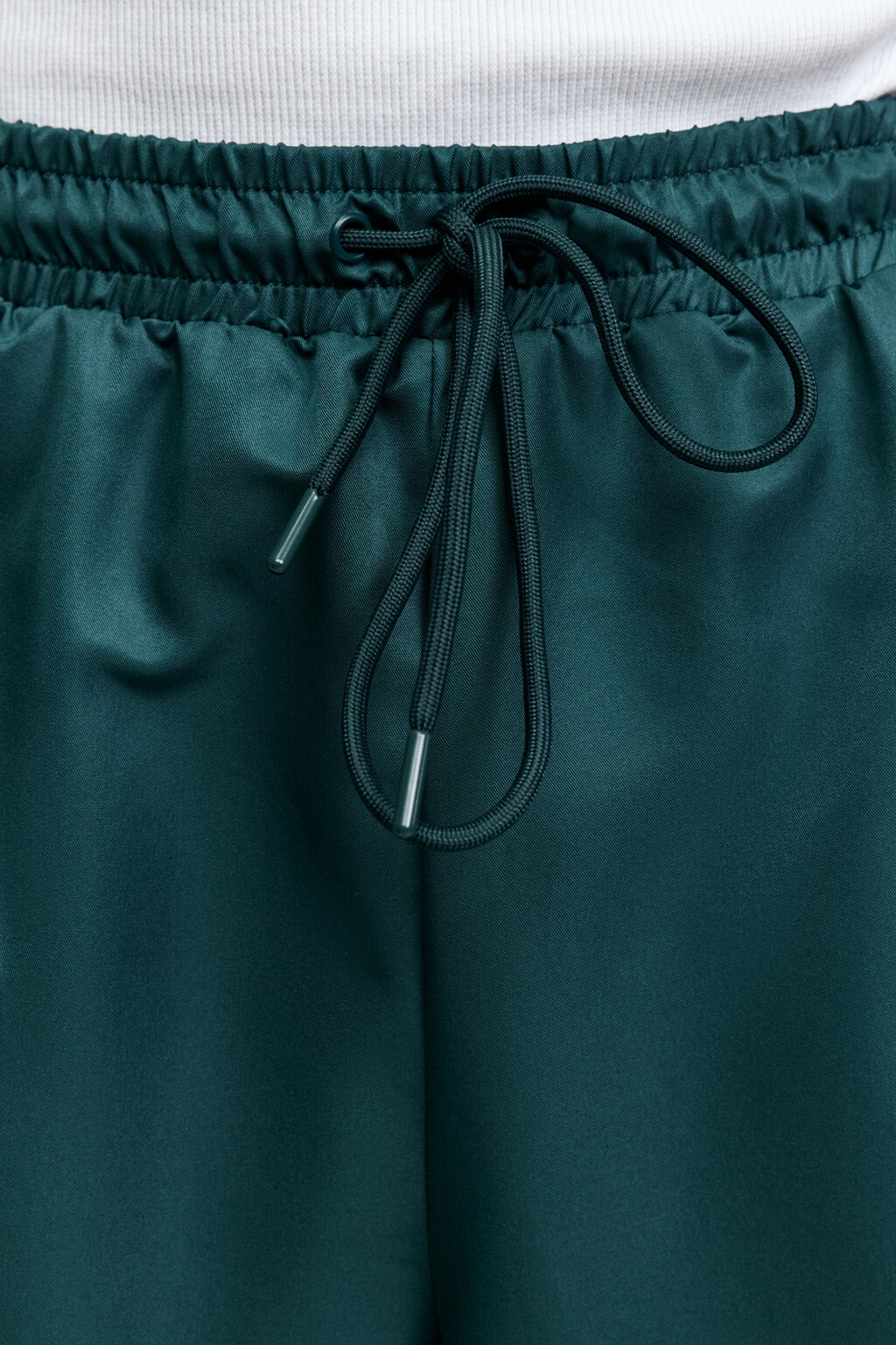 Шорты спортивные с лампасами - цвет зеленый - 6