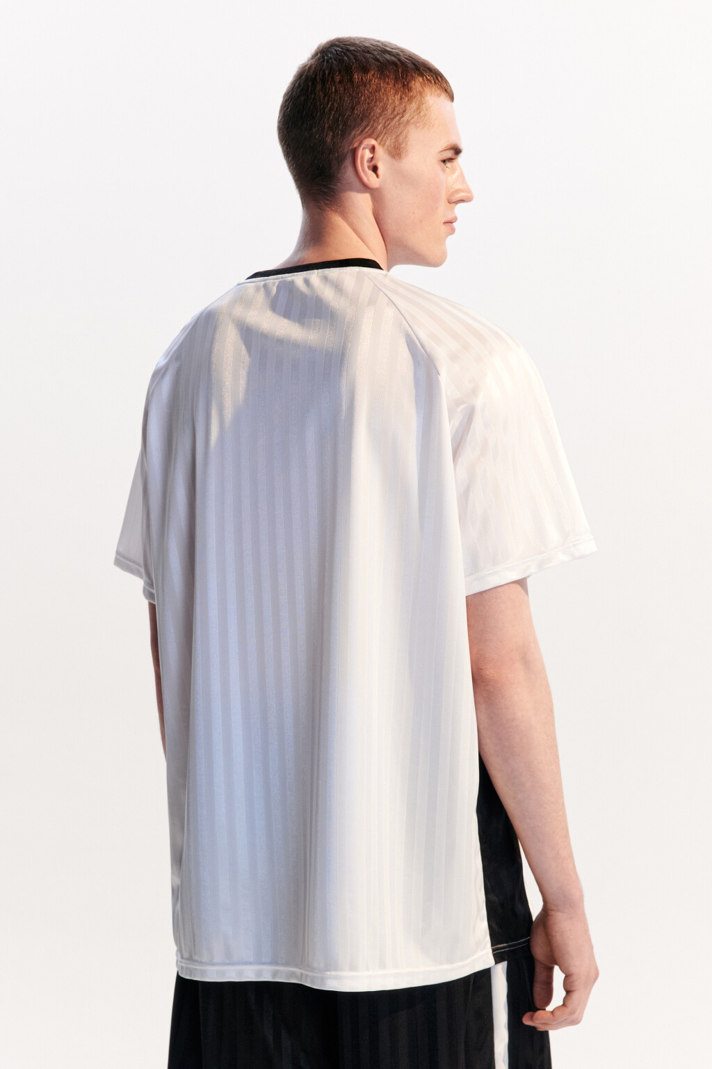 Футболка-джерси спортивная с принтом - цвет белый - 6