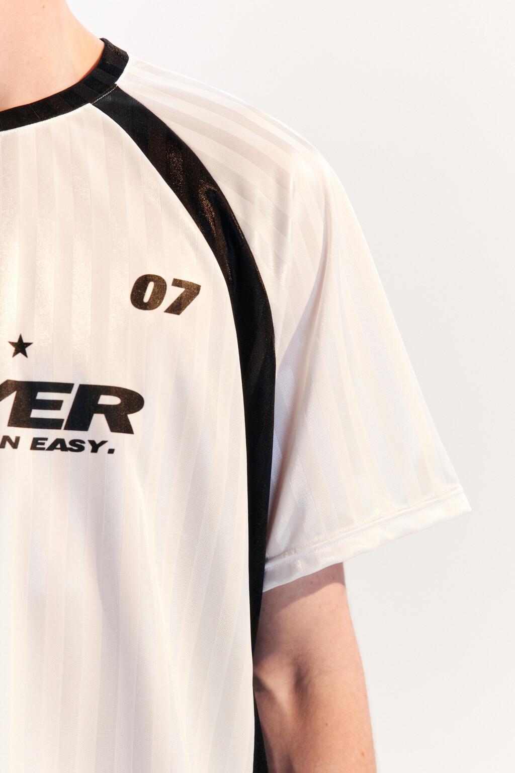 Футболка-джерси спортивная с принтом - цвет белый - 9
