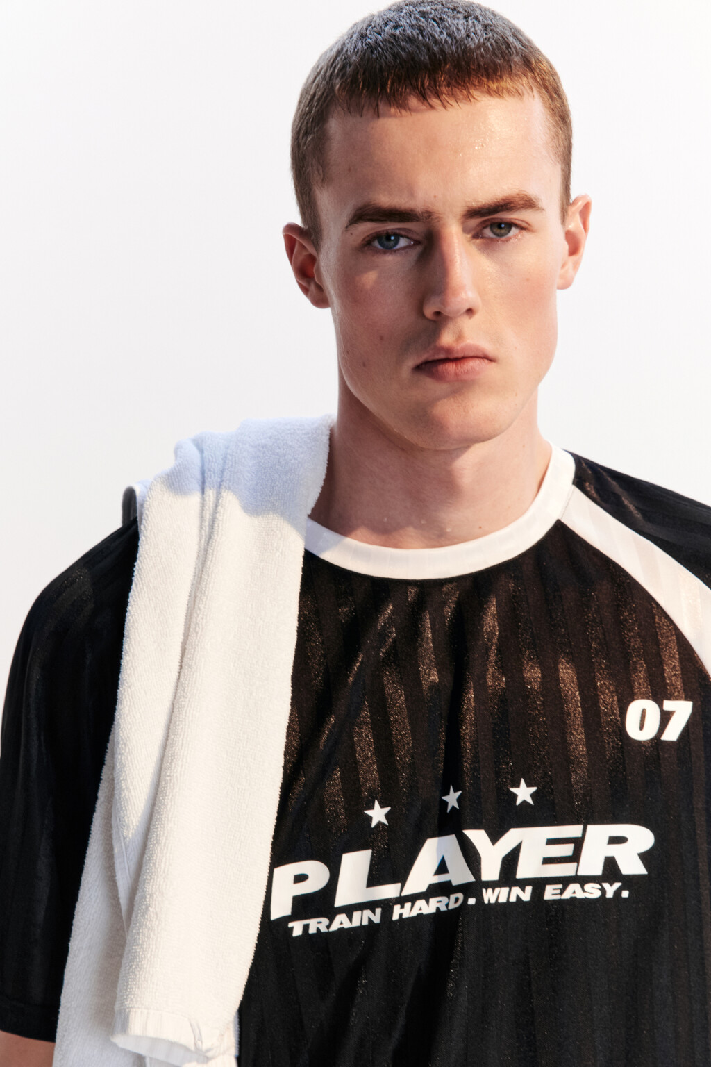 Футболка-джерси спортивная с принтом - цвет черный - 2