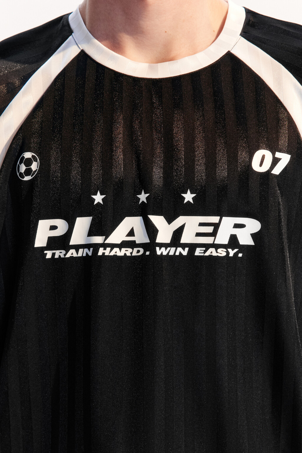 Футболка-джерси спортивная с принтом - цвет черный - 8