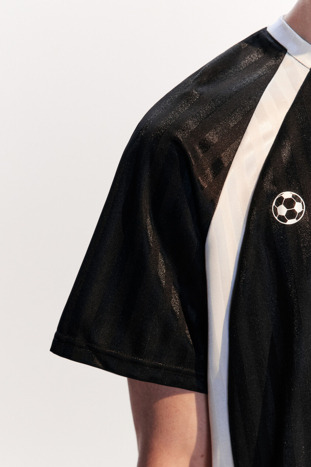 Футболка-джерси спортивная с принтом - цвет черный - 9