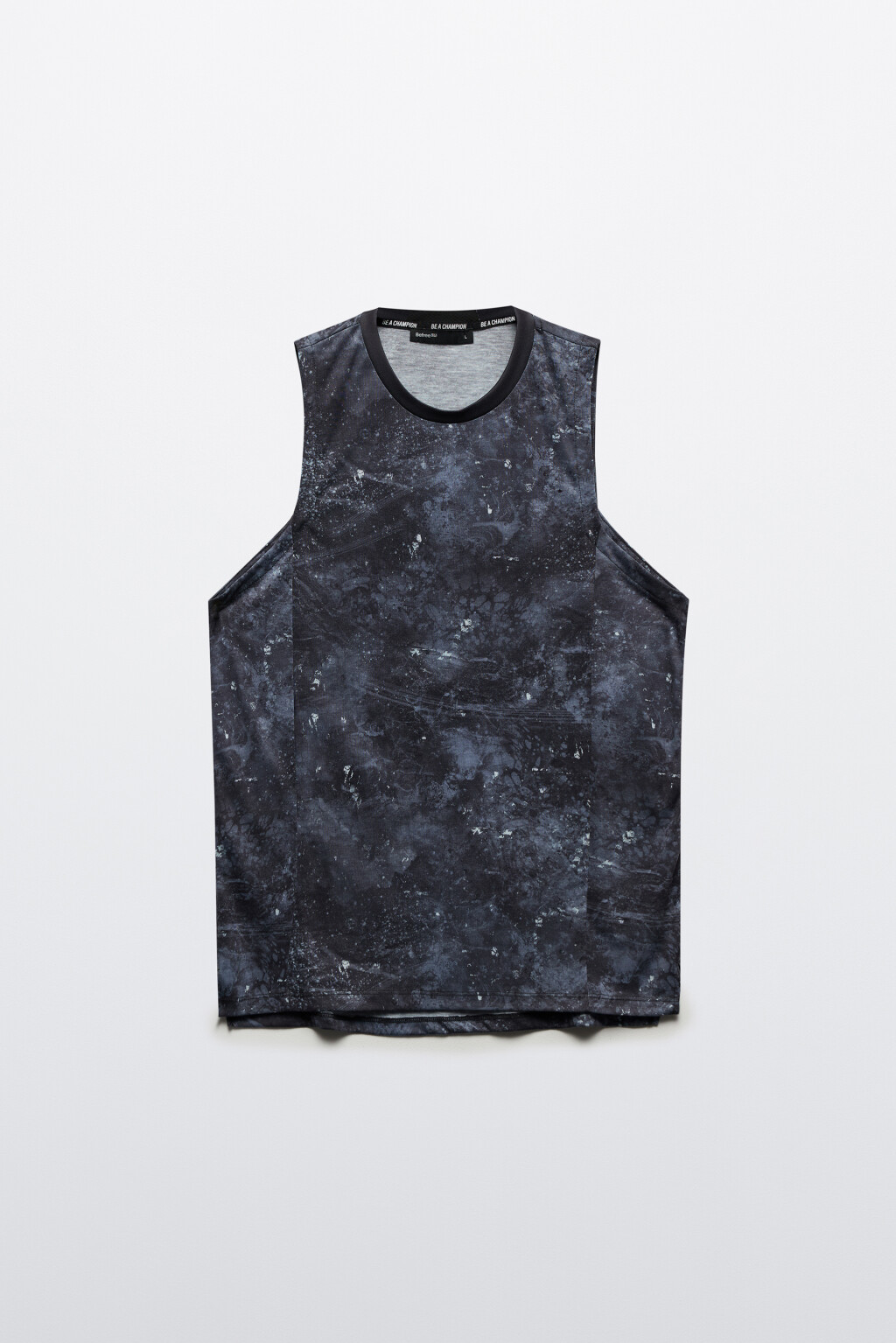 Майка спортивная облегающая с принтом - цвет серый - 8