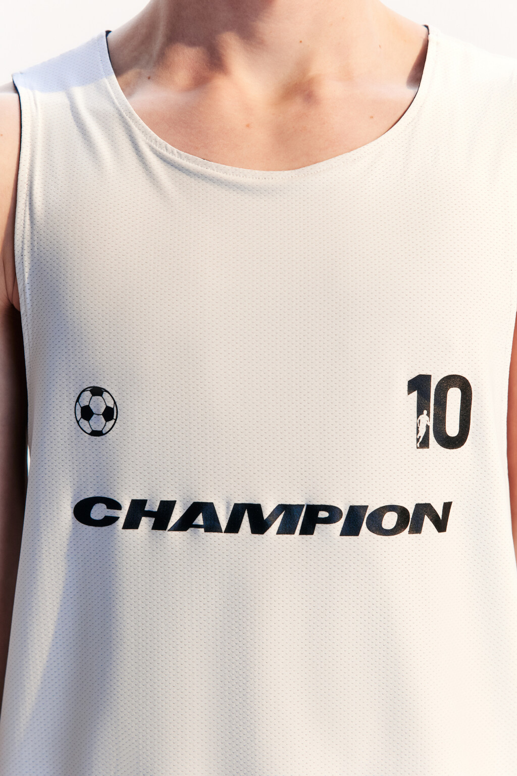 Майка из сетки спортивная двусторонняя - цвет черный - 9