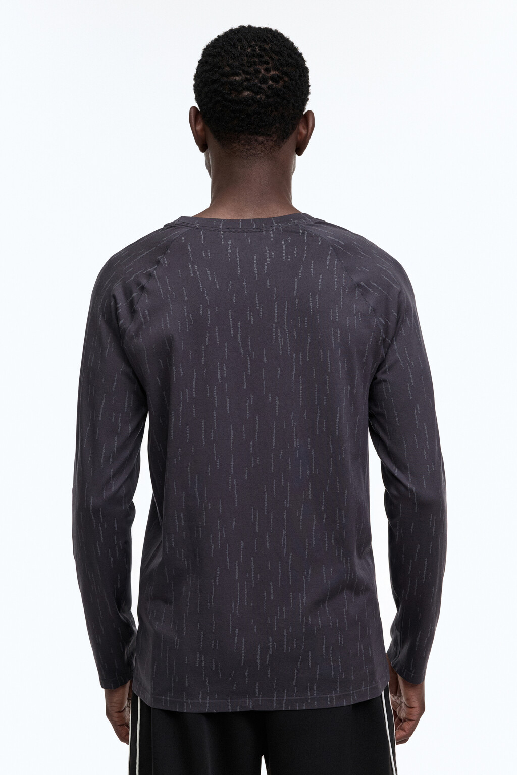 Лонгслив-рашгард спортивный бесшовный - цвет серый - 3