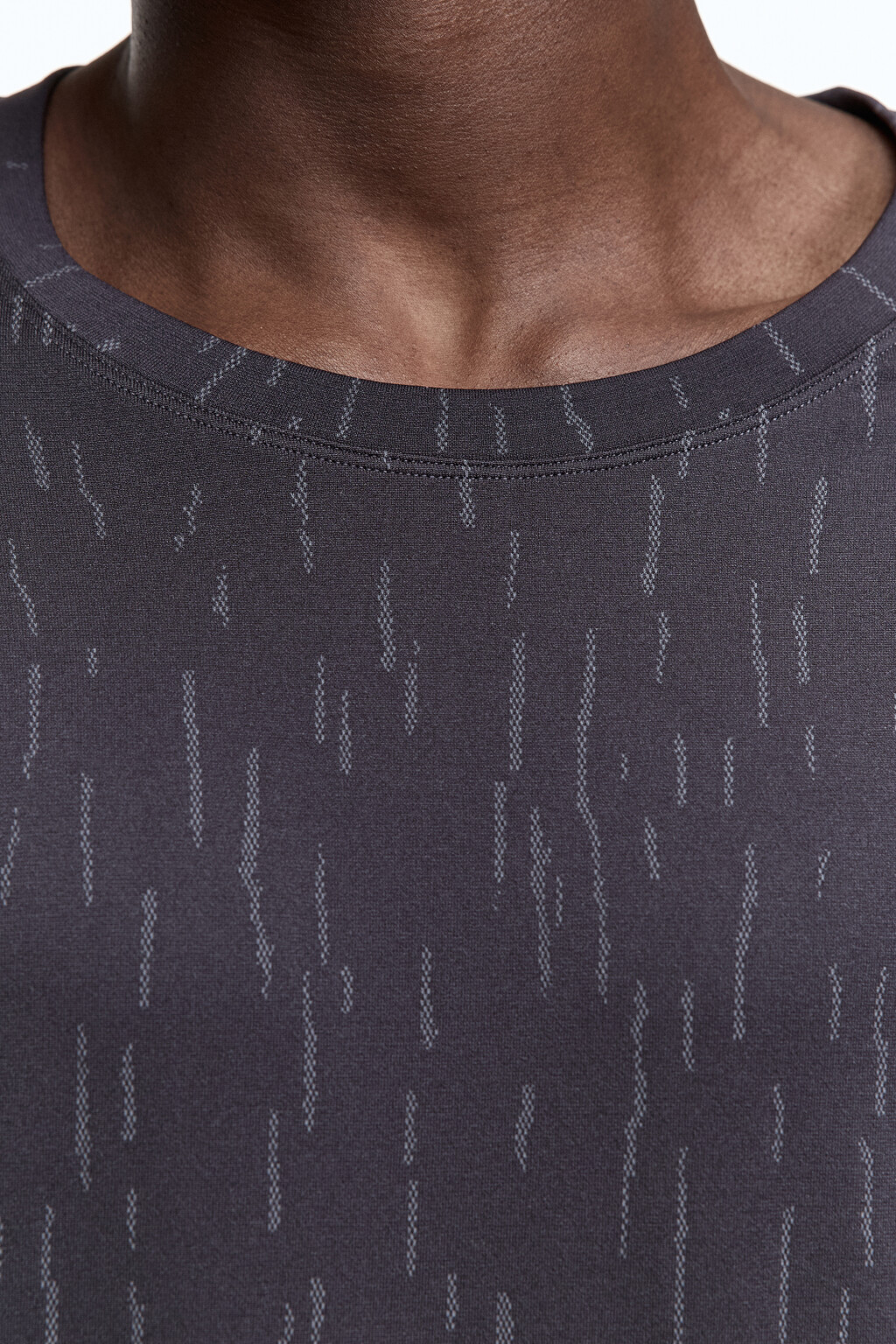 Лонгслив-рашгард спортивный бесшовный - цвет серый - 5