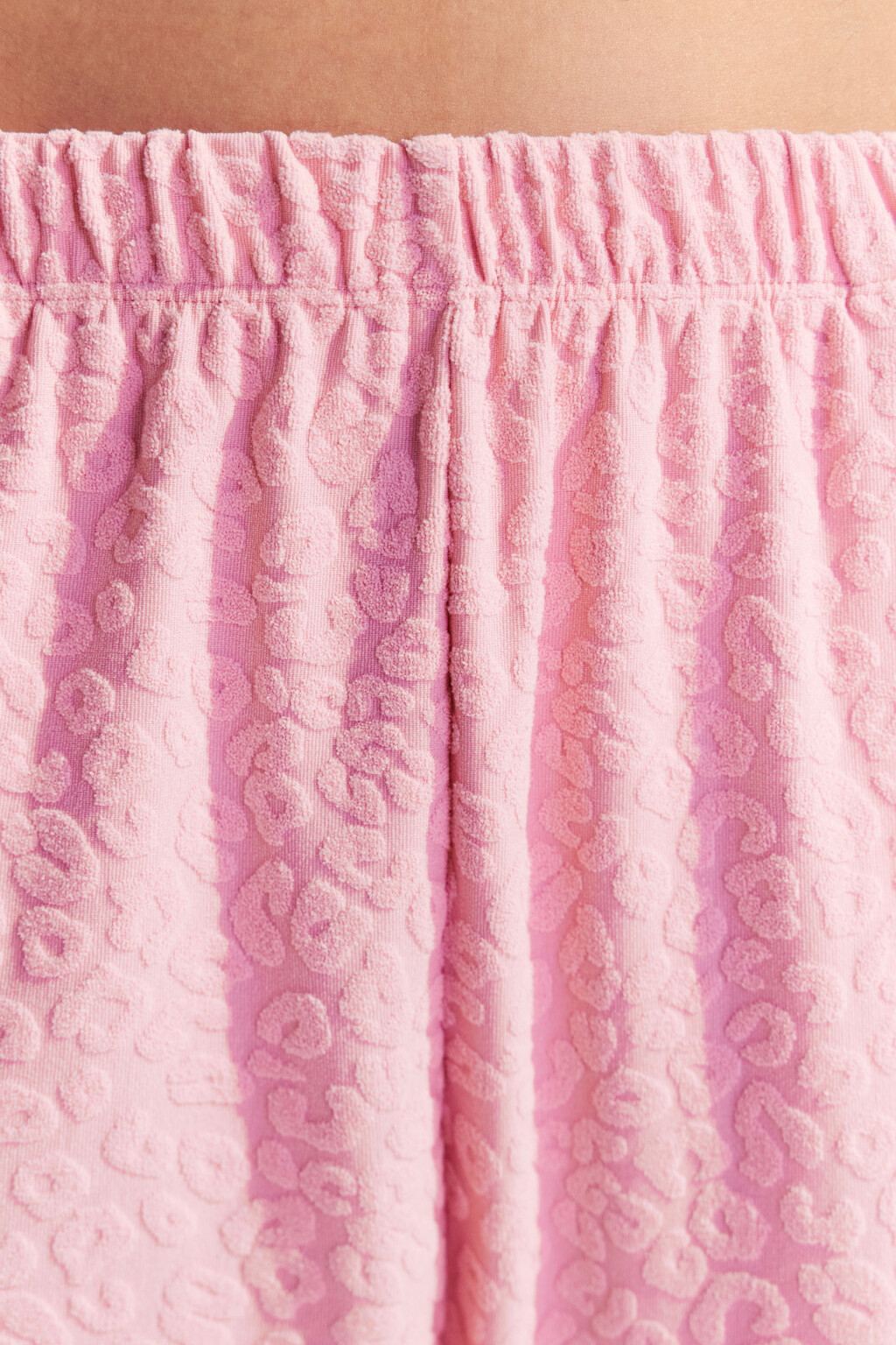 Брюки пляжные фактурные - цвет розовый - 5