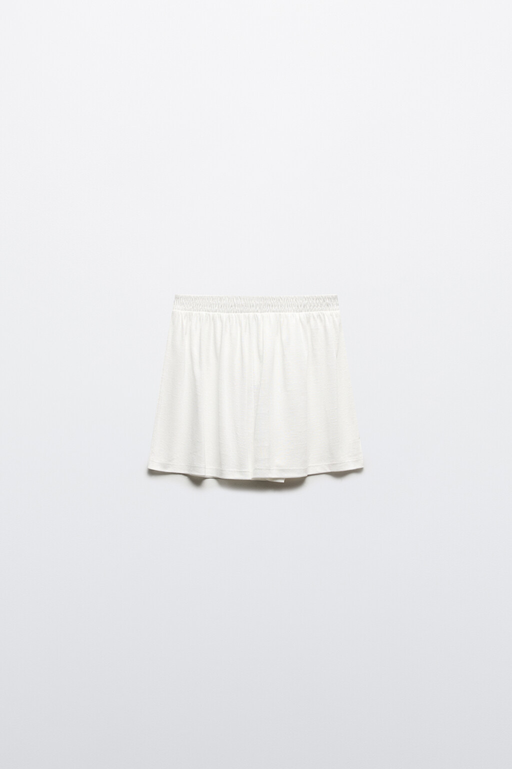 Шорты свободные пляжные из вискозы - цвет белый - 7