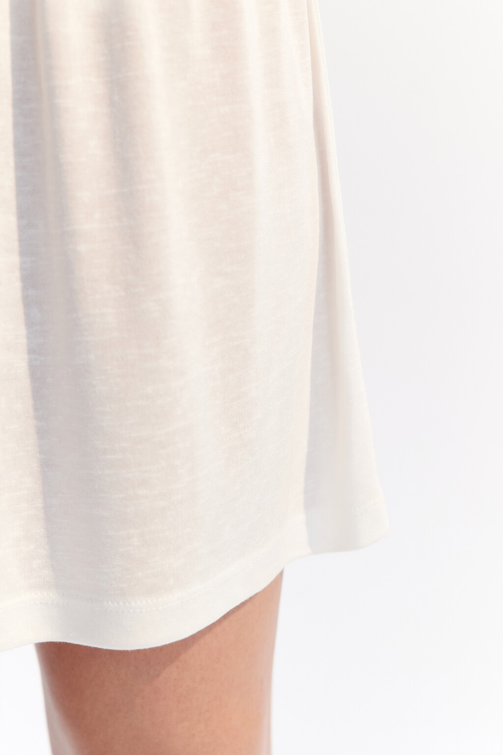 Шорты свободные пляжные из вискозы - цвет белый - 6