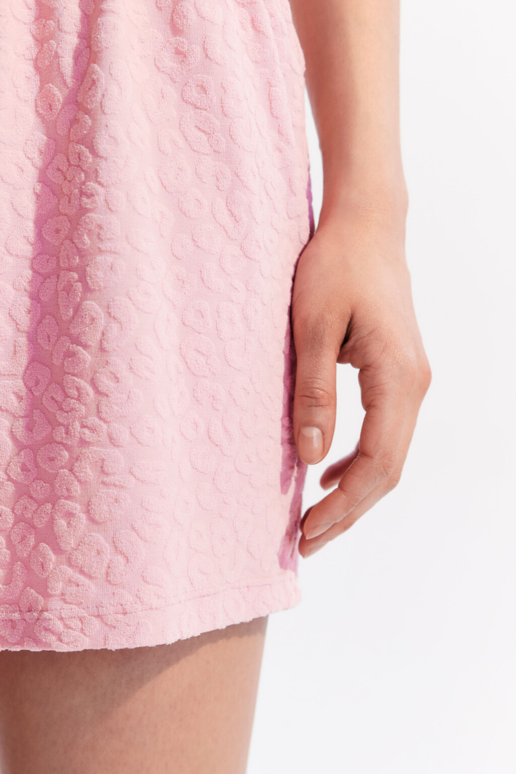 Шорты пляжные фактурные - цвет розовый - 6