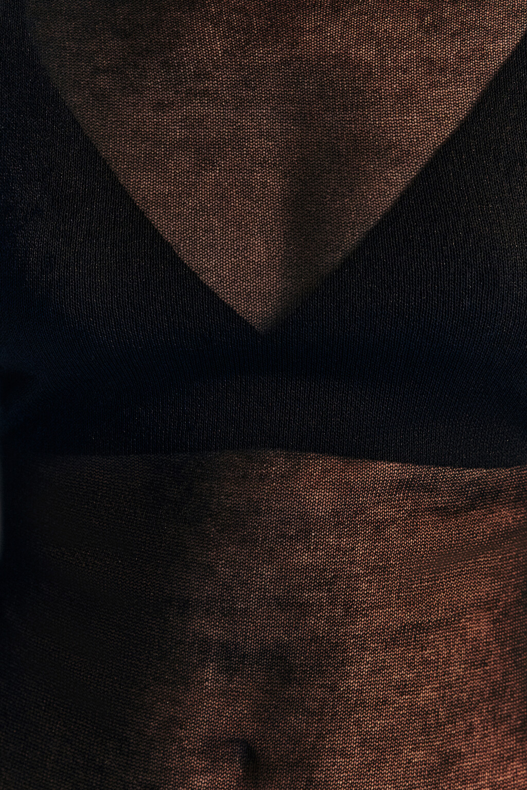 Платье мини пляжное из вискозы - цвет черный - 5