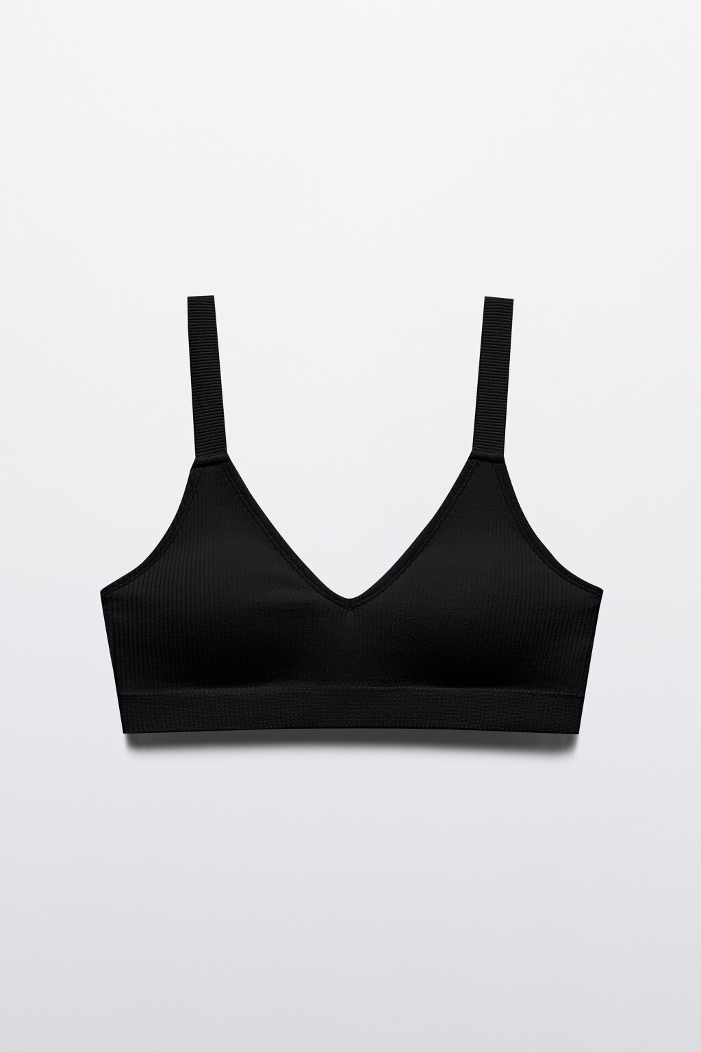 Лиф-топ купальный на широких бретелях - цвет черный - 5