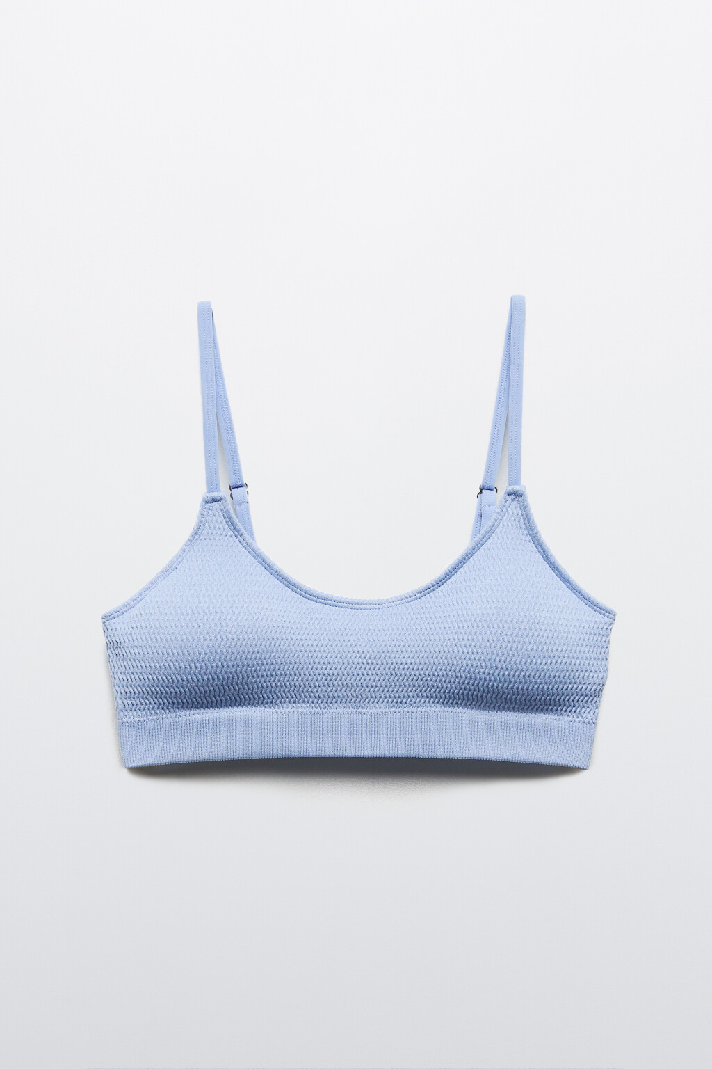 Лиф-топ купальный на тонких бретелях - цвет голубой - 5