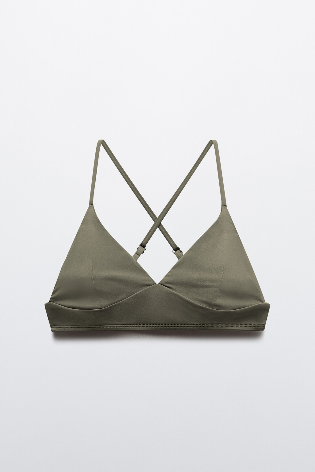 Лиф-топ купальный из микрофибры - цвет зеленый - 5