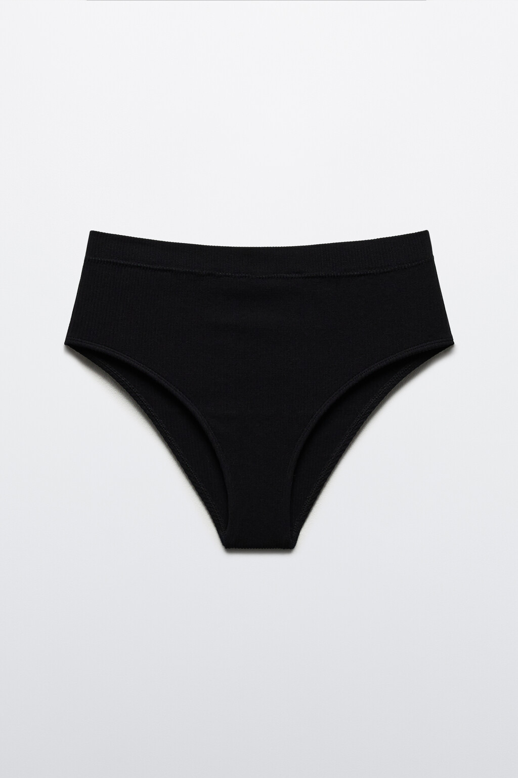 Трусы-слипы купальные с высокой посадкой - цвет черный - 5