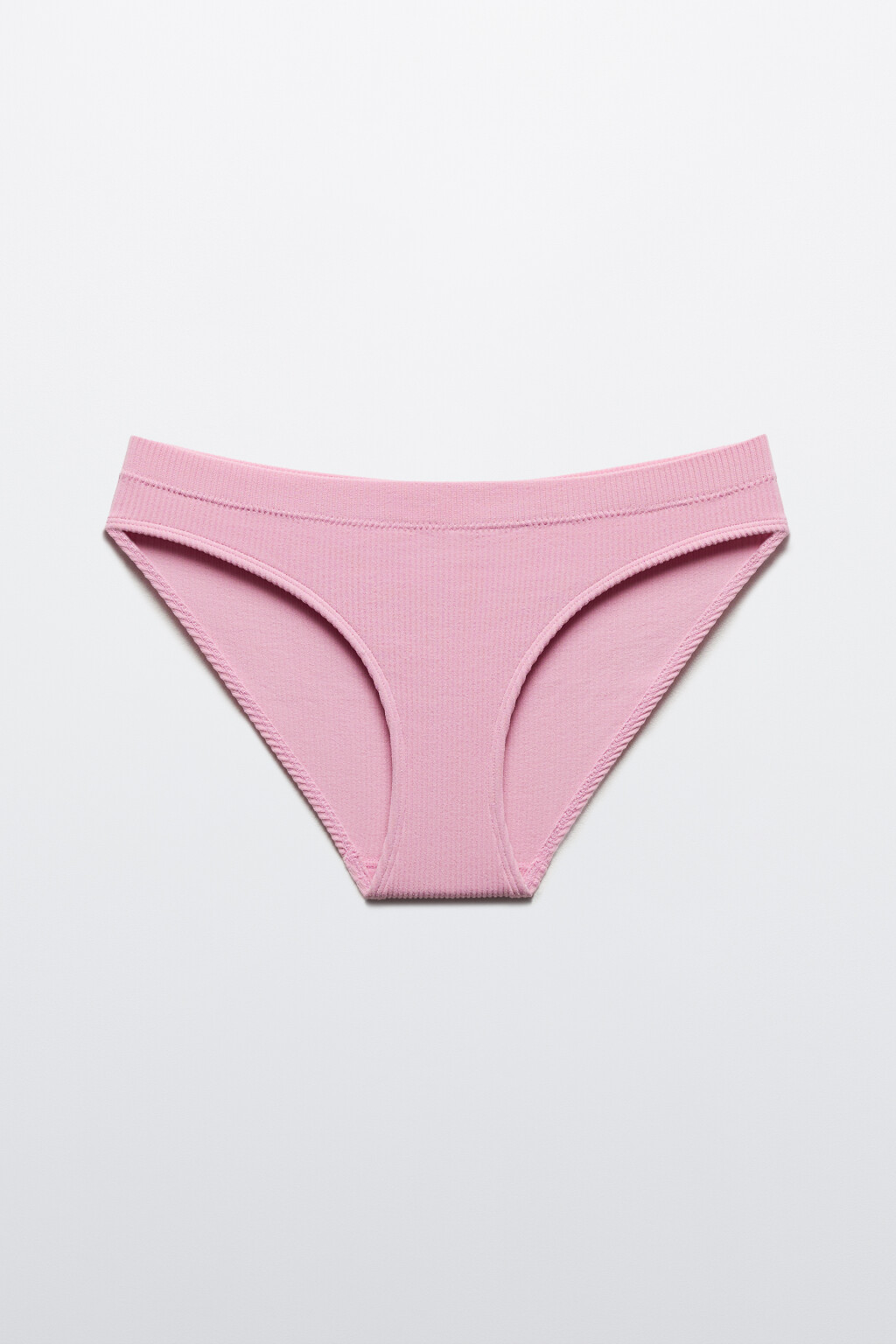 Трусы-слипы купальные в рубчик - цвет розовый - 7