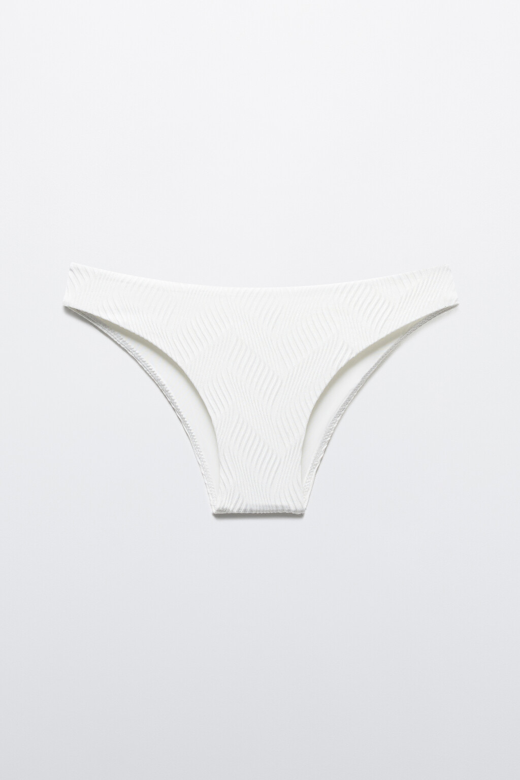 Трусы купальные из фактурной ткани - цвет ванильный - 6