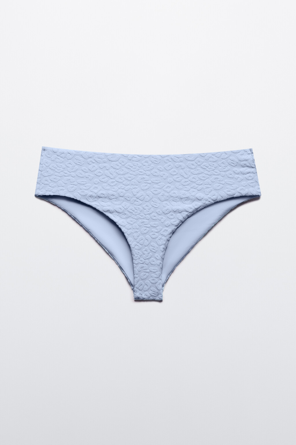 Трусы-слипы купальные из фактурной ткани - цвет голубой - 5