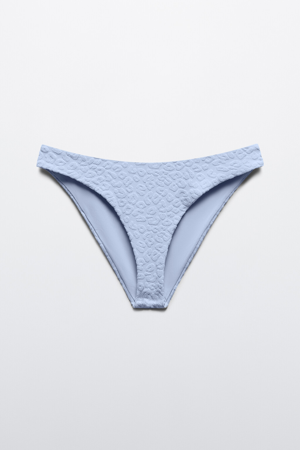 Трусы-слипы купальные из фактурной ткани - цвет голубой - 5