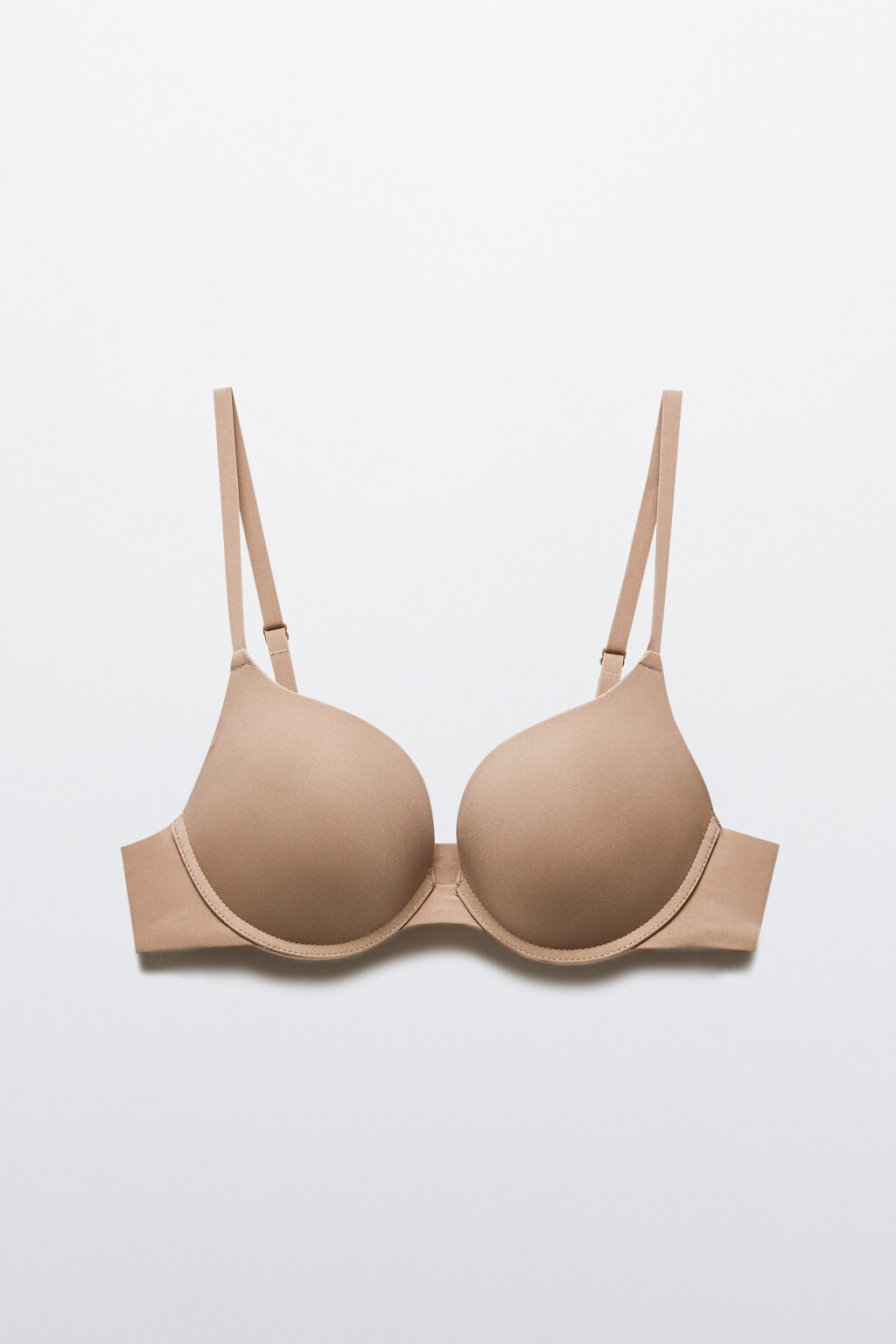 Бюстгальтер с эффектом пуш-ап - цвет бежевый - 5