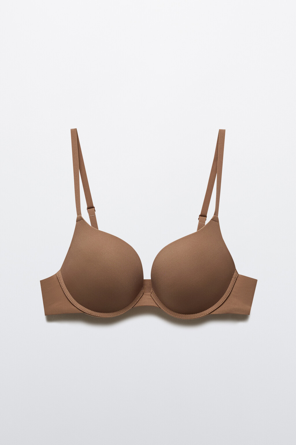 Бюстгальтер с эффектом пуш-ап - цвет коричневый - 6